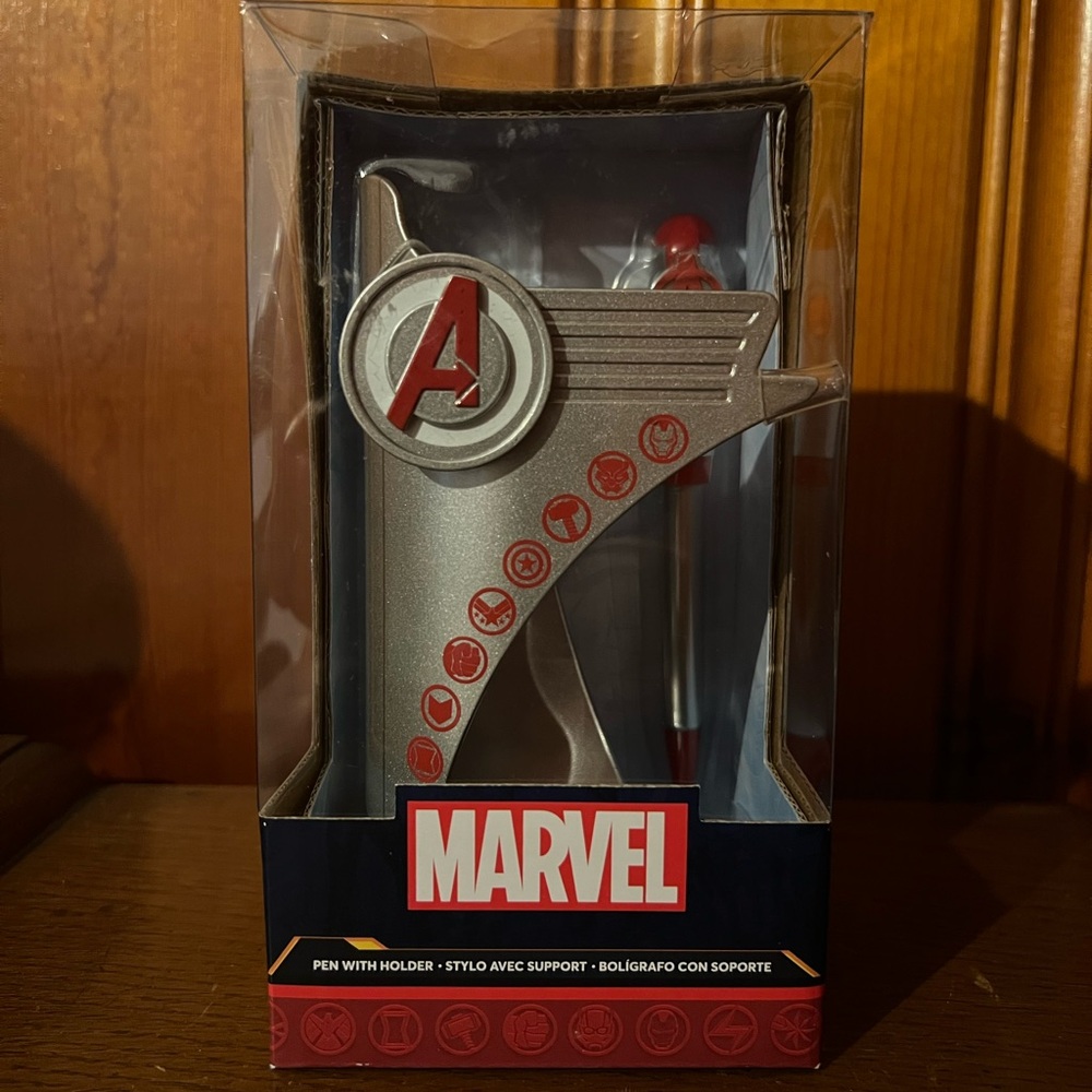 Disney Parks Marvel Avengers Pen with Holder